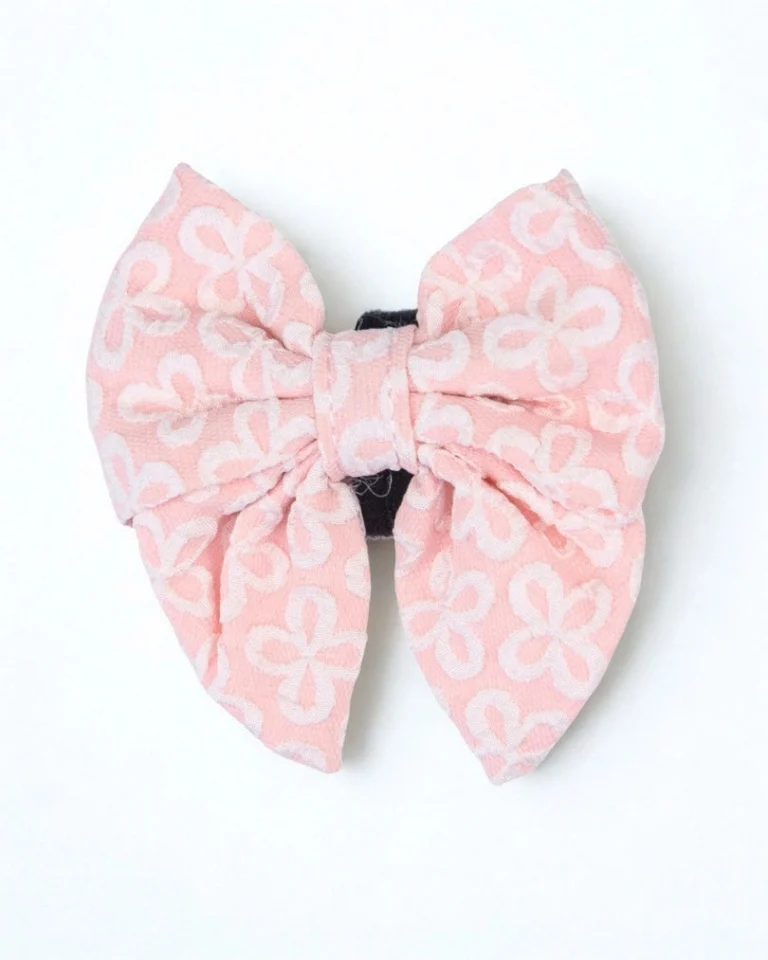 Blush Blossom Premium Bow Tie