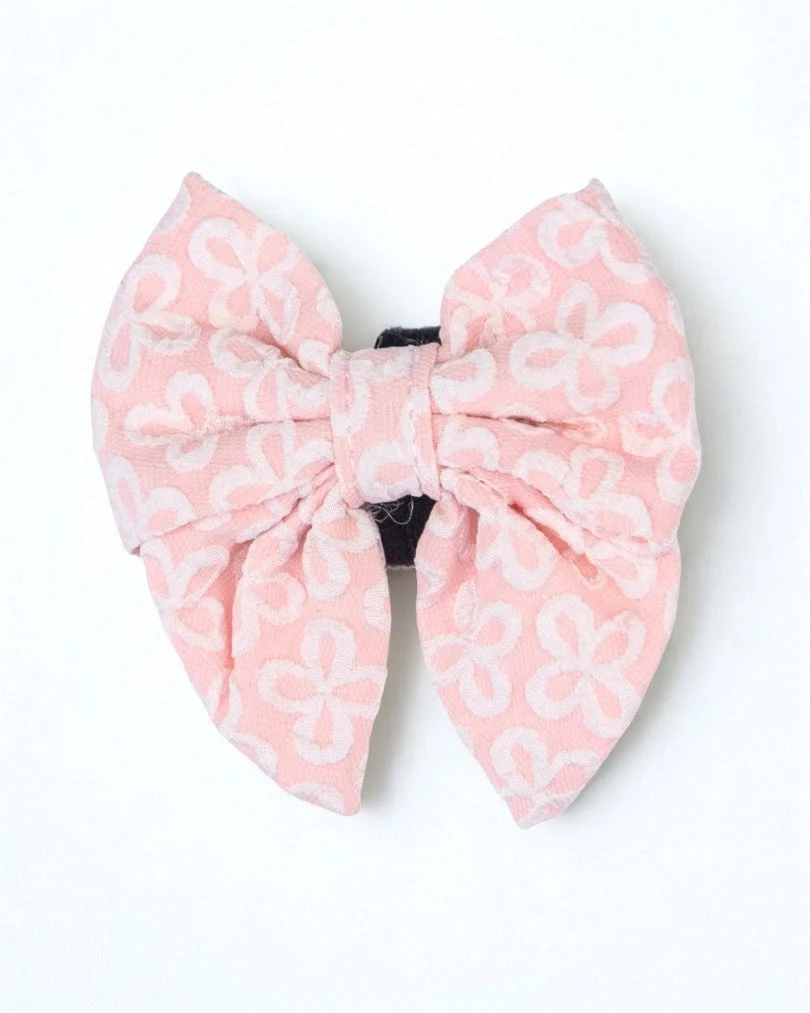 Blush Blossom Premium Bow Tie