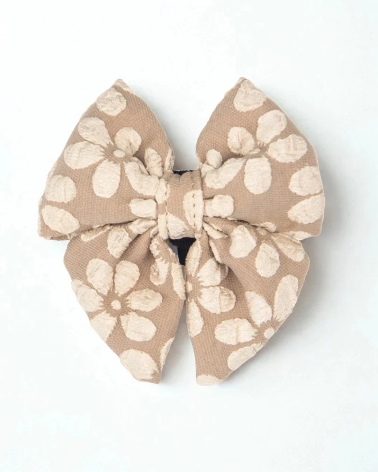 Cocoa Bloom Deluxe Bow Tie
