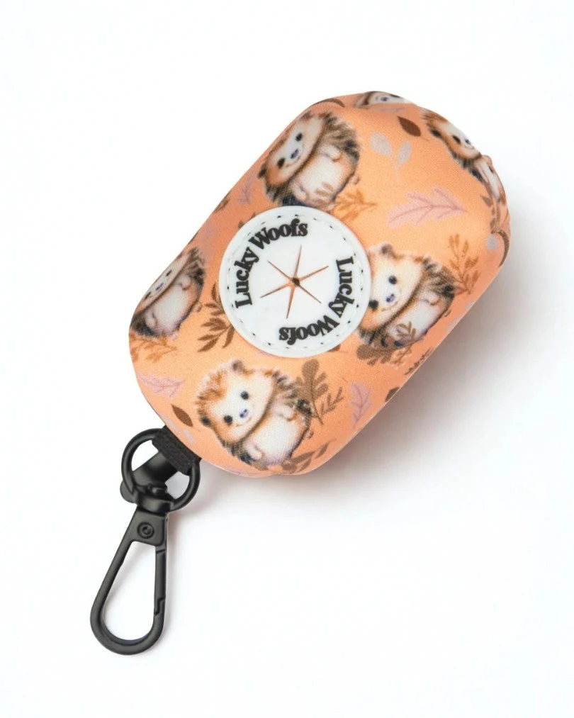 Hedgehog Hug Poop Bag Holder