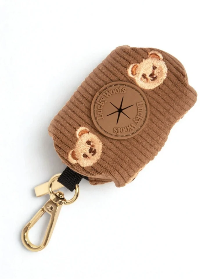 Teddy Bear Poop Bag Holder