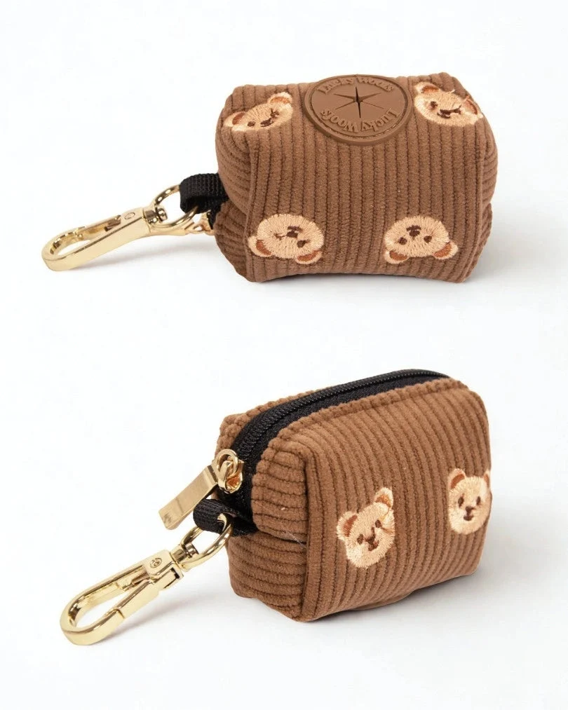 Teddy Bear Poop Bag Holder